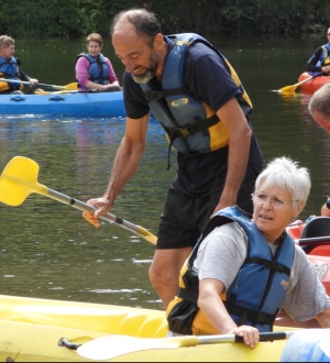 Les Rangers font descendre la Loire en canoé aux élus