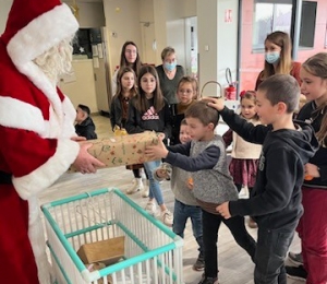 Riotord : le Père Noël est repassé à l&#039;Ehpad