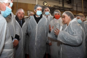 Le ministre de l&#039;Agriculture visite deux fiertés locales à Yssingeaux