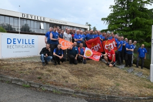 La Chapelle-d&#039;Aurec : mécontents du port du masque avec la chaleur, les ouvriers de Deville Rectification ont fait grève