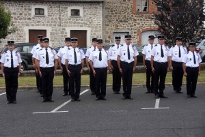 Montfaucon-en-Velay : le nouveau chef installé et des promotions chez les pompiers