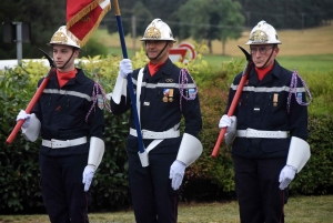 Montfaucon-en-Velay : le nouveau chef installé et des promotions chez les pompiers