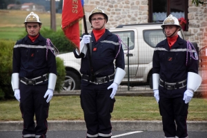 Montfaucon-en-Velay : le nouveau chef installé et des promotions chez les pompiers