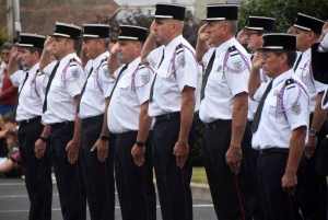 Montfaucon-en-Velay : le nouveau chef installé et des promotions chez les pompiers