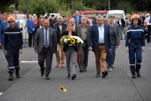 Montfaucon-en-Velay : le nouveau chef installé et des promotions chez les pompiers