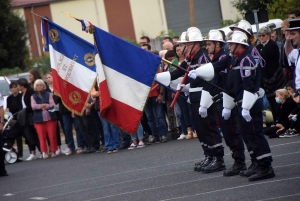 Montfaucon-en-Velay : le nouveau chef installé et des promotions chez les pompiers