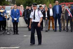 Montfaucon-en-Velay : le nouveau chef installé et des promotions chez les pompiers