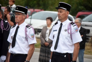 Montfaucon-en-Velay : le nouveau chef installé et des promotions chez les pompiers