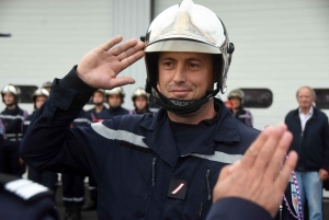 Montfaucon-en-Velay : le nouveau chef installé et des promotions chez les pompiers