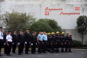 Montfaucon-en-Velay : le nouveau chef installé et des promotions chez les pompiers