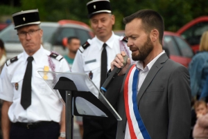 Montfaucon-en-Velay : le nouveau chef installé et des promotions chez les pompiers