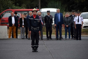 Montfaucon-en-Velay : le nouveau chef installé et des promotions chez les pompiers