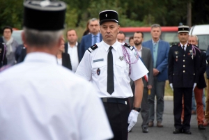 Montfaucon-en-Velay : le nouveau chef installé et des promotions chez les pompiers