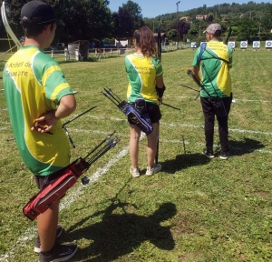 Les Archers de la jeune Loire réalisent une belle performance