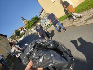 Lantriac : 300 litres de déchets ramassés