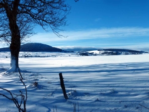 Le Signon au-dessus de Chaudeyrolles et le gris des nuages