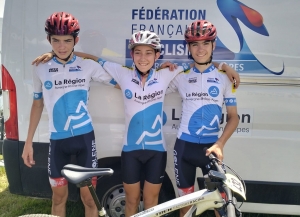 Noa Tessier sacré champion du Trophée de France des jeunes vététistes