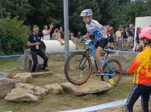 Noa Tessier sacré champion du Trophée de France des jeunes vététistes