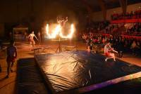 Monistrol-sur-Loire : les pompiers mettent le feu pour le spectacle de la Fête du sport