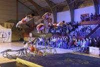 Monistrol-sur-Loire : les pompiers mettent le feu pour le spectacle de la Fête du sport