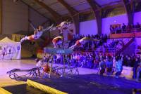 Monistrol-sur-Loire : les pompiers mettent le feu pour le spectacle de la Fête du sport