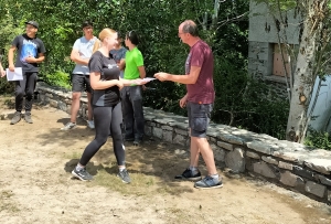 Araules : un chantier mené par dix jeunes à &quot;Recharinges&quot;