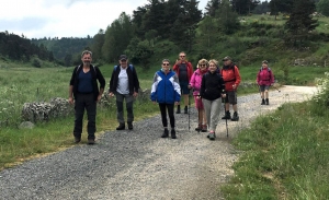 Monistrol-sur-Loire : le club de randonnée au Domaine du Sauvage