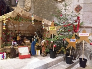 La crèche dans l&#039;église de Sainte-Sigolène Crédit Paroisse