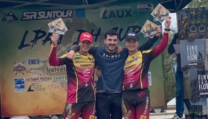 Cyclisme : les frères Maigret du Vélo Club du Velay ensemble sur le podium en VTT DH