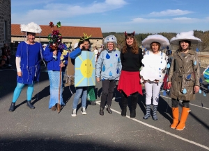 Le carnaval à l’école Saint-Joseph de Raucoules sur le thème des « quatre éléments »