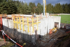 Sainte-Sigolène : les vestiaires et la buvette du stade seront prêts pour la saison prochaine