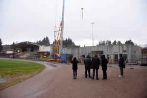 Sainte-Sigolène : les vestiaires et la buvette du stade seront prêts pour la saison prochaine