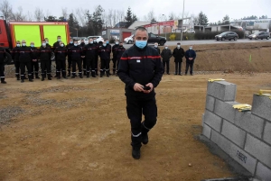 Monistrol-sur-Loire : la première pierre du centre de secours symboliquement posée