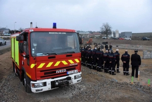 Monistrol-sur-Loire : la première pierre du centre de secours symboliquement posée