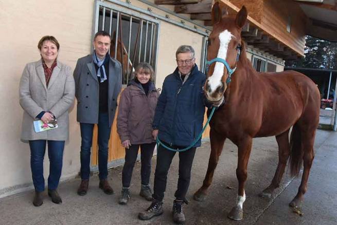 Pascale Varenne, Jean-François Fournier, Colette et Henri Alligier.|||