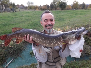 Une belle prise pour ce passionné laptois de pêche