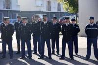 Le capitaine Antoine Soubiran à la tête des gendarmes de la compagnie d&#039;Yssingeaux