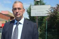 Olivier Marion, principal du collège Boris-Vian de Retournac.