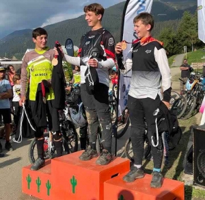 VTT enduro : le minime Justin Dufour vainqueur de la Coupe régionale