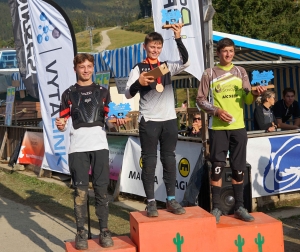 VTT enduro : le minime Justin Dufour vainqueur de la Coupe régionale