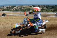 Saint-Maurice-de-Lignon : le motard Tristan Borel gagne la course sur prairie