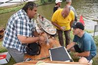 Beauzac : dix baignoires comme des poissons sur l&#039;eau sur la Loire