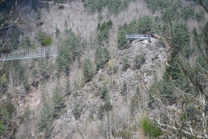 La passerelle himalayenne des gorges du Lignon est ouverte ! (vidéo)