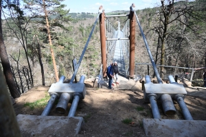 La passerelle himalayenne des gorges du Lignon est ouverte ! (vidéo)