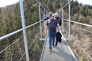 La passerelle himalayenne des gorges du Lignon est ouverte ! (vidéo)