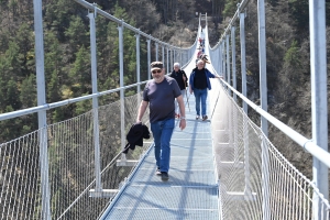 La passerelle himalayenne des gorges du Lignon est ouverte ! (vidéo)