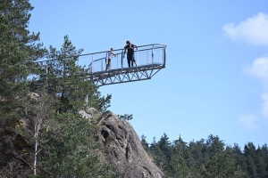 La passerelle himalayenne des gorges du Lignon est ouverte ! (vidéo)