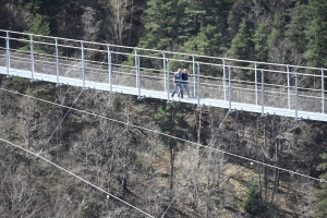 La passerelle himalayenne des gorges du Lignon est ouverte ! (vidéo)