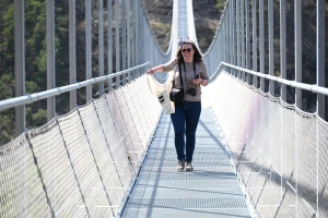 La passerelle himalayenne des gorges du Lignon est ouverte ! (vidéo)