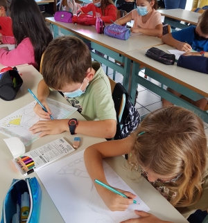 Les écoliers de Saint-Maurice-de-Lignon associés à la création d&#039;aire de jeux